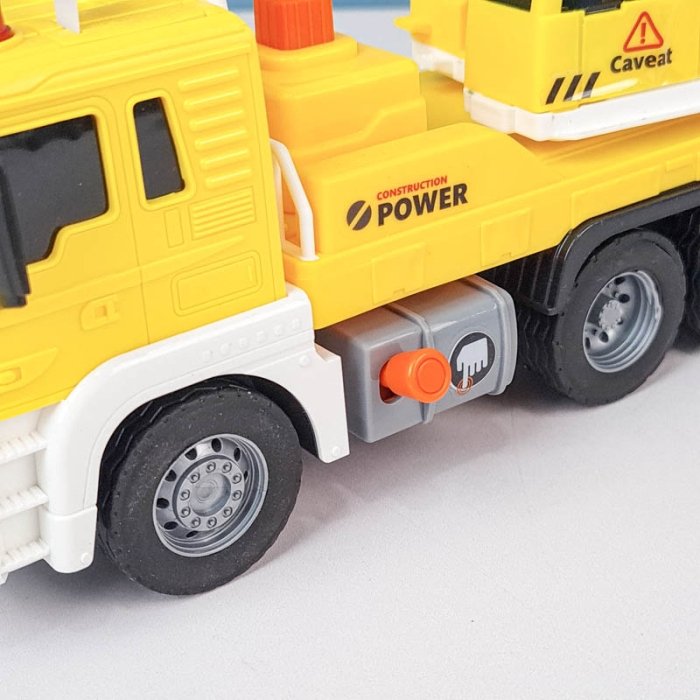 اسباب بازی ماشین راهسازی موزیکال مدل جرثقیل کد JS105