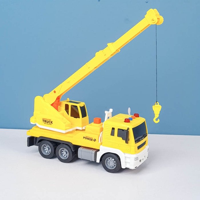 اسباب بازی ماشین راهسازی موزیکال مدل جرثقیل کد JS105