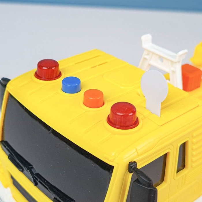 اسباب بازی ماشین راهسازی موزیکال مدل جرثقیل کد JS105