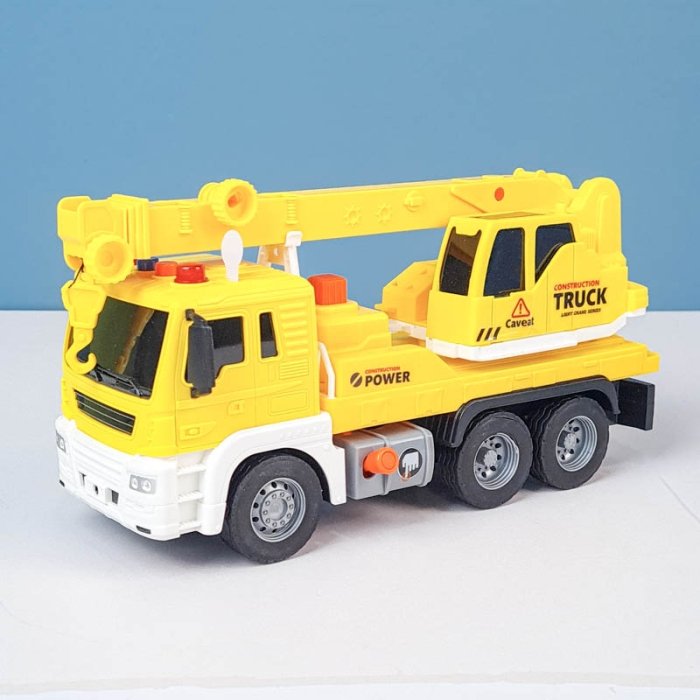 اسباب بازی ماشین راهسازی موزیکال مدل جرثقیل کد JS105