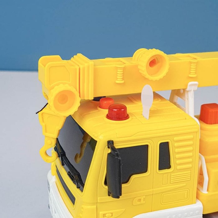 اسباب بازی ماشین راهسازی موزیکال مدل جرثقیل کد JS105