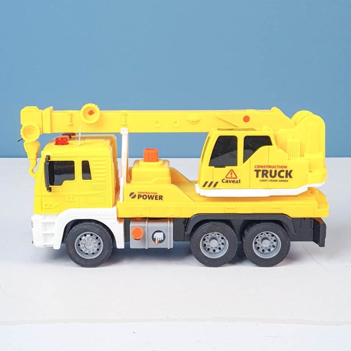 اسباب بازی ماشین راهسازی موزیکال مدل جرثقیل کد JS105