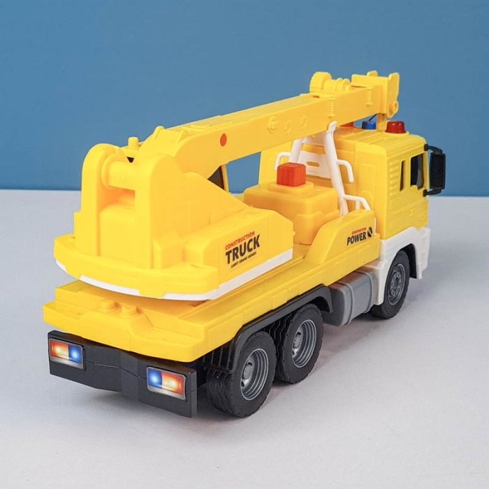 اسباب بازی ماشین راهسازی موزیکال مدل جرثقیل کد JS105