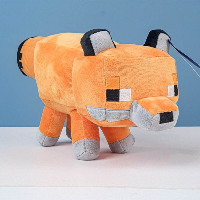 عروسک روباه ماینکرافت سایز متوسط Minecraft Bengt Fox کد AF100354