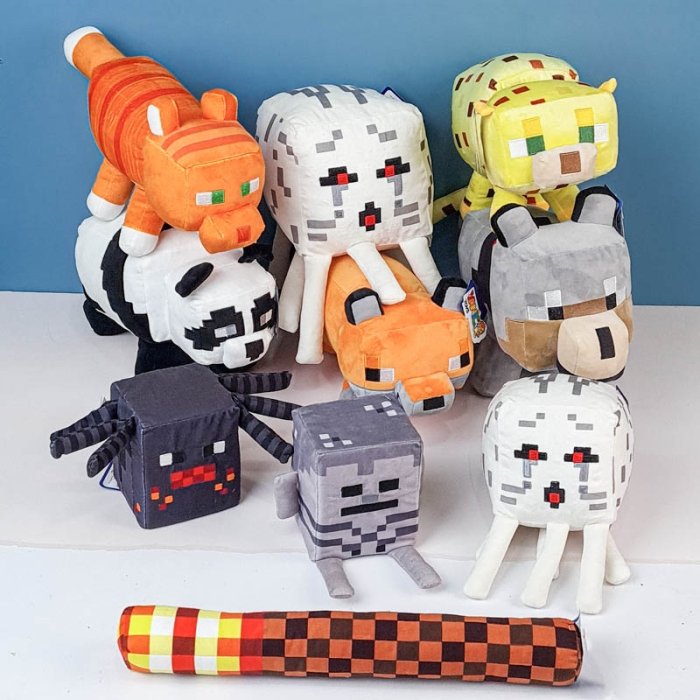 عروسک پاندا ماینکرافت سایز متوسط Minecraft Panda کد AF100364