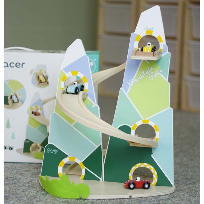 ریسینگ ماشین چوبی کلاسیک ورلد classic world Mountain Racer کد 20231