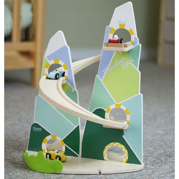 ریسینگ ماشین چوبی کلاسیک ورلد classic world Mountain Racer کد 20231