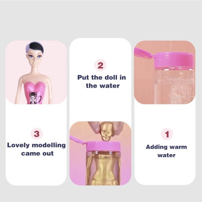 عروسک باربی سوپرایزی COLOR DECORATE کد JJ8720A