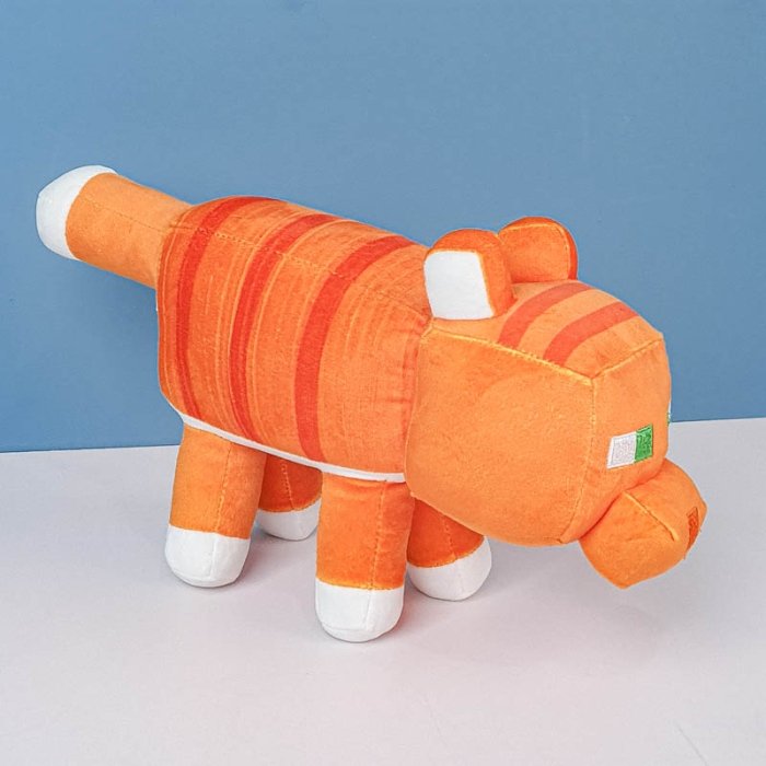 عروسک گربه ماینکرافت سایز متوسط Minecraft Cat کد AF100367