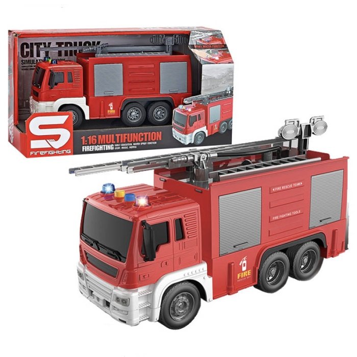 اسباب بازی ماشین آتش نشانی موزیکال کد JS110