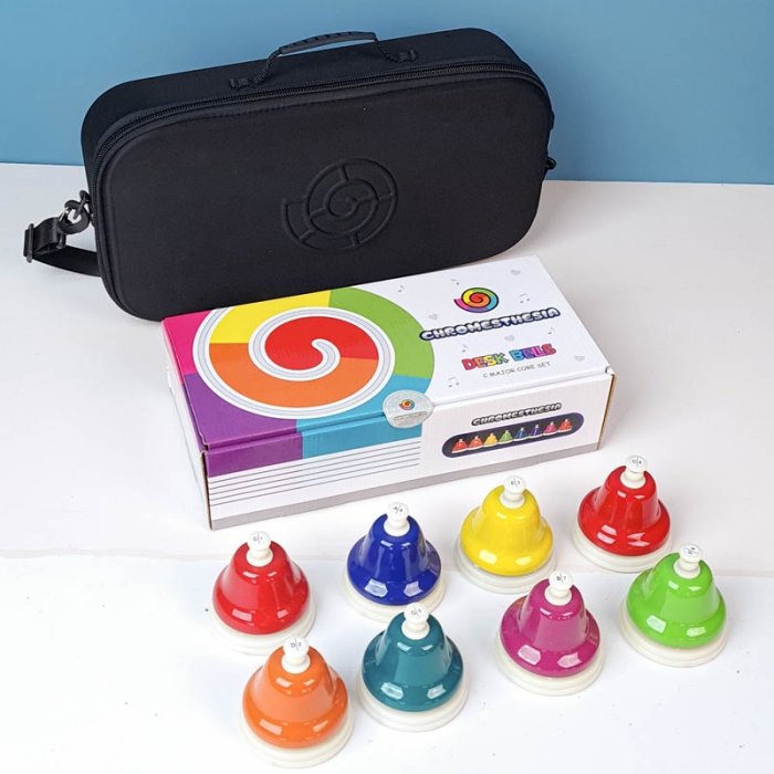 پکیج دسک بلز 8 عددی Chromesthesia بین المللی با کیف کد 7151064