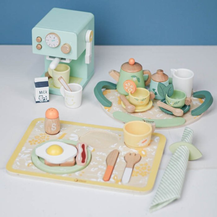 اسباب بازی قهوه ساز چوبی کلاسیک ورلد classic world  Coffee Maker کد 50560