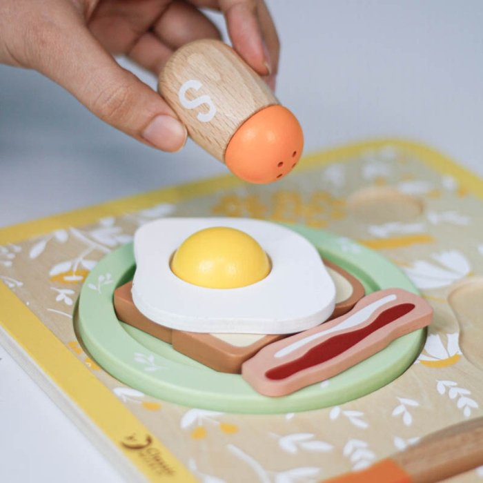 ست صبحانه خوری چوبی کلاسیک ورلد Vintage Breakfast Tray classic world کد 50575