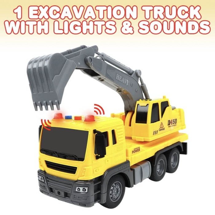 اسباب بازی ماشین  راهسازی موزیکال مدل بیل مکانیکی  کد  JS103