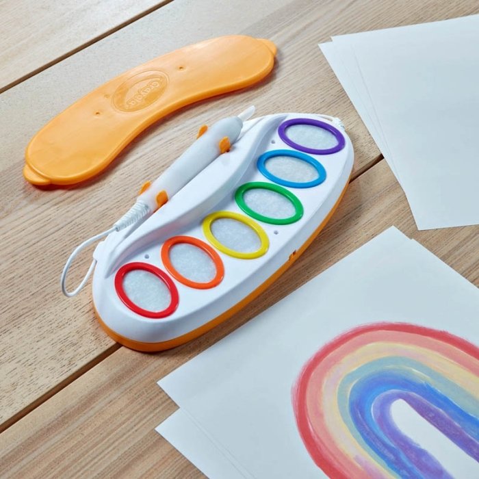 آبرنگ جادویی MESS FREE چراغدار 6 رنگ کد 757130