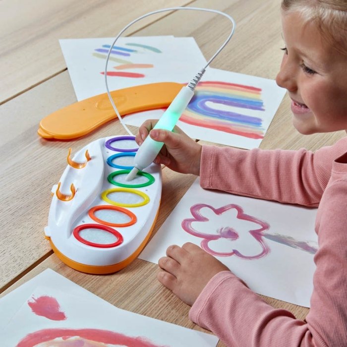 آبرنگ جادویی MESS FREE چراغدار 6 رنگ کد 757130