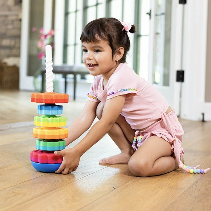 اسباب بازی گردونه برج هوش رنگین کمانی کد 300062