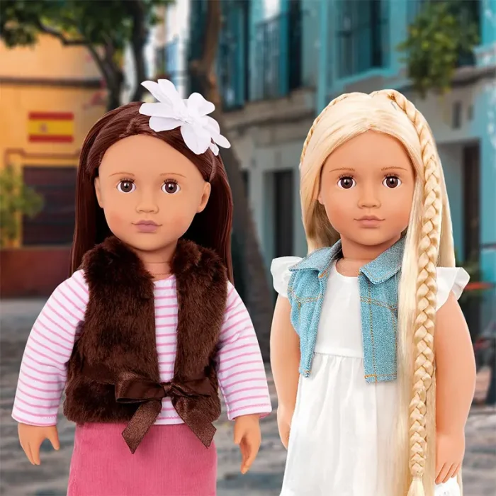 عروسک دخترانه عروسک 46 سانتیمتری Our Generation مدل Sienna کد 261600