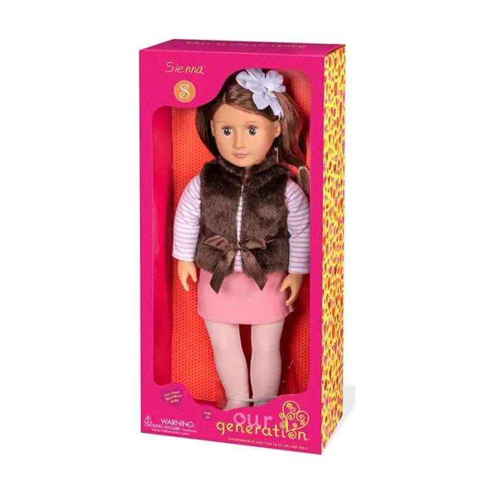 عروسک دخترانه عروسک 46 سانتیمتری Our Generation مدل Sienna کد 261600