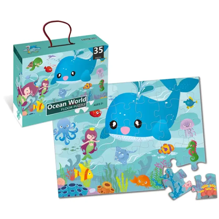 پازل کودک 35 تکه مدل دنیای زیر آب کد 88125