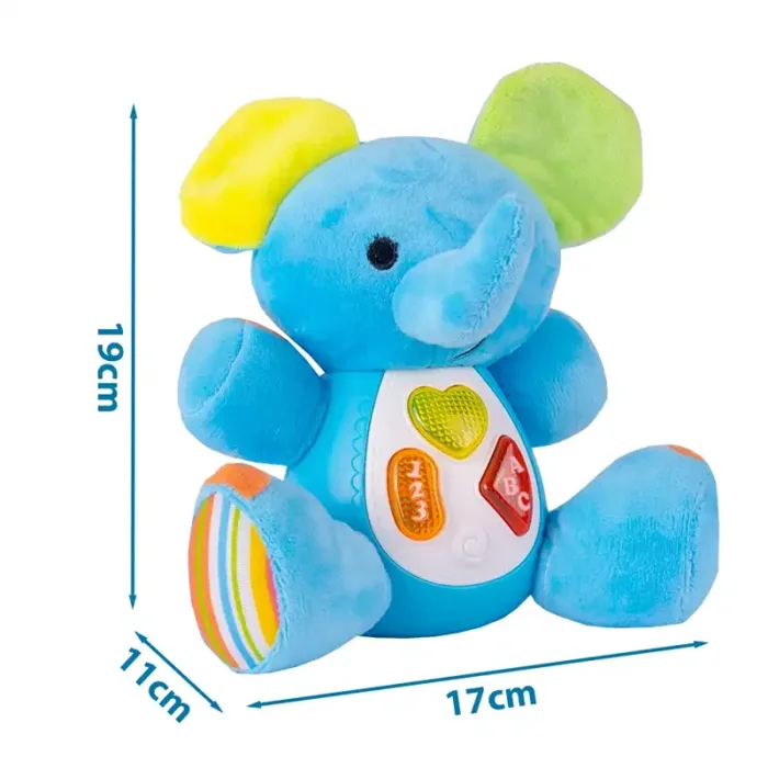 عروسک پولیشی موزیکال طرح فیل کد CH60423