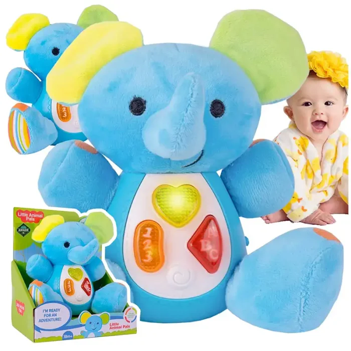 عروسک پولیشی موزیکال طرح فیل کد CH60423