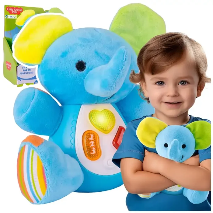 عروسک پولیشی موزیکال طرح فیل کد CH60423