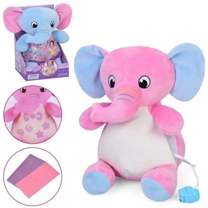 عروسک پولیشی LED دار طرح فیل کد DR5202