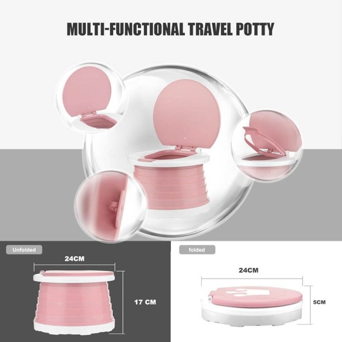 لگن آموزشی کودک (توالت فرنگی کودک) تاشو کد TB02325100001