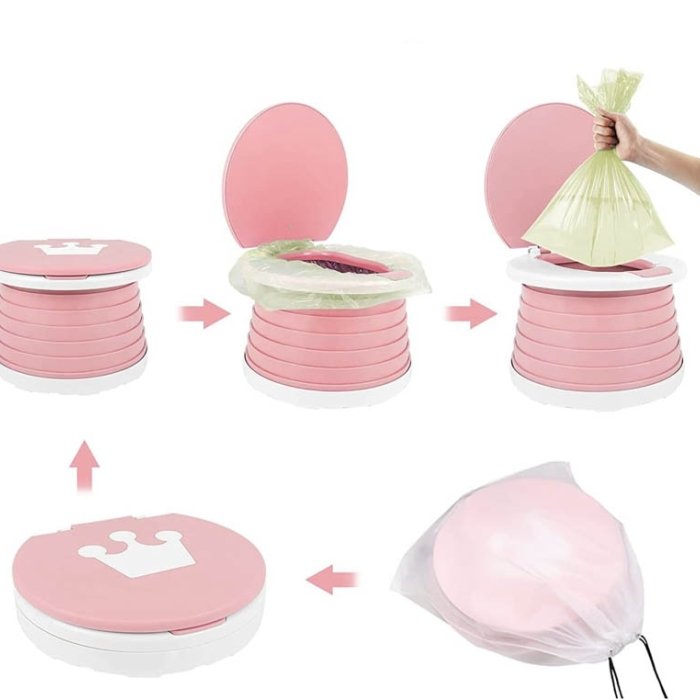 لگن آموزشی کودک (توالت فرنگی کودک) تاشو کد TB02325100001