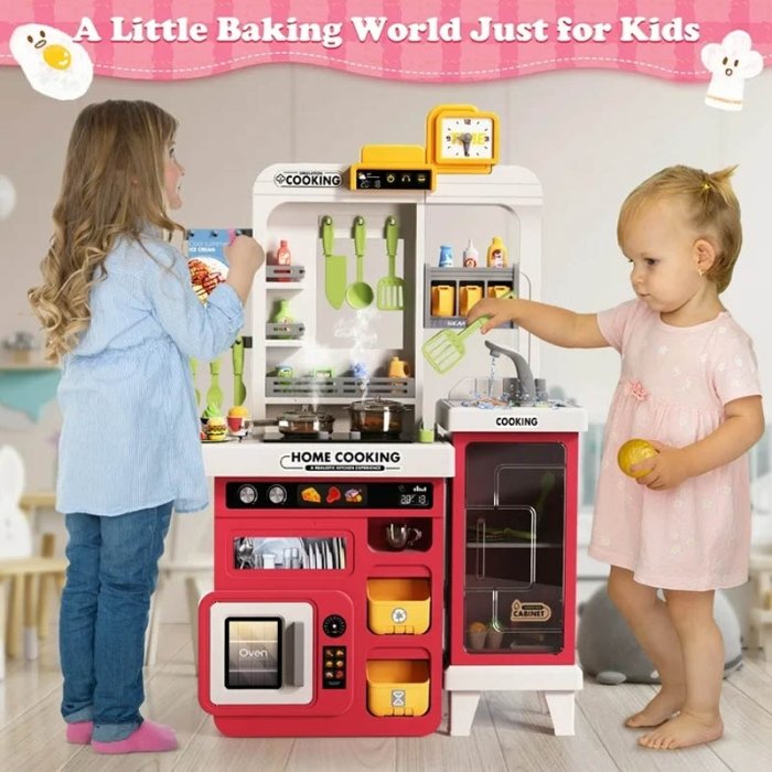 آشپزخانه کودک 68 تکه رنگ قرمز کد 948A