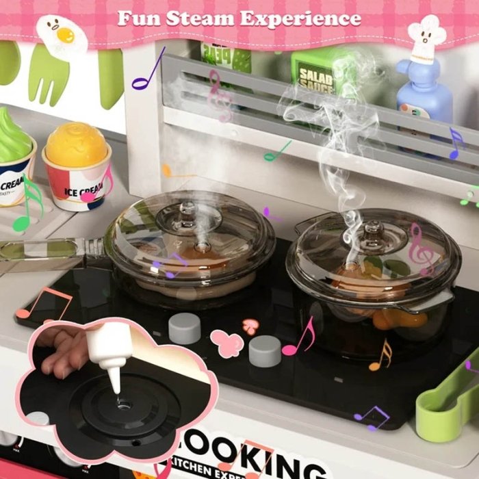 آشپزخانه کودک 68 تکه رنگ قرمز کد 948A