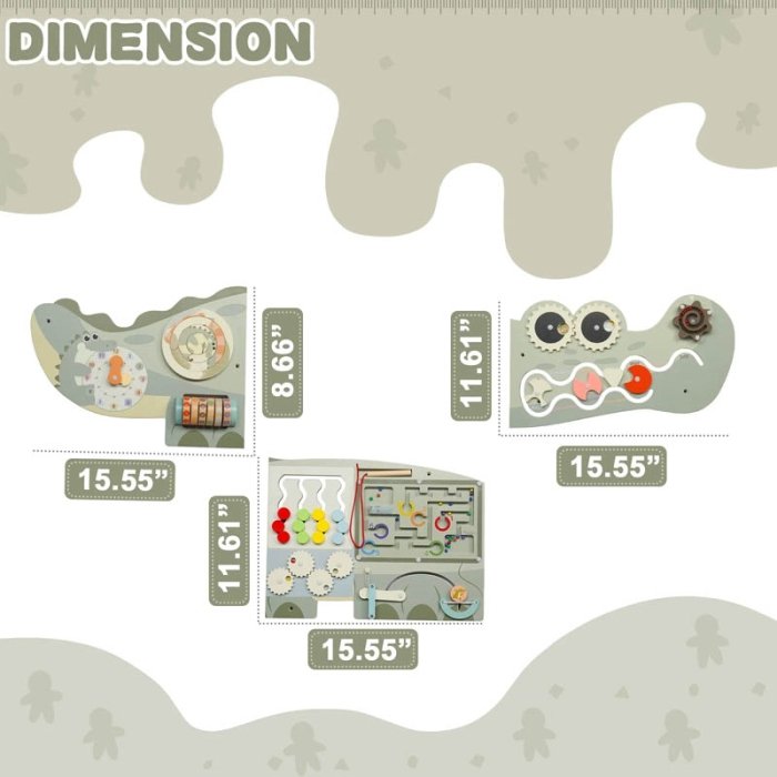 تخته هوش بیزی برد مدل کروکودیل کد TB3225090167