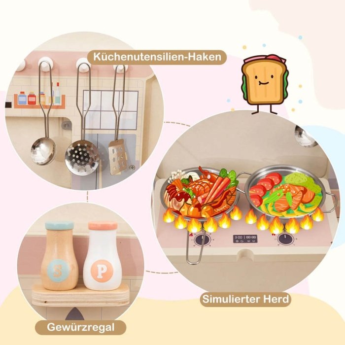 اسباب بازی چوبی ایستگاه مشاغل مدل قطار کد TB3225090168