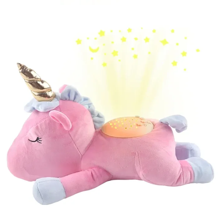 چراغ خواب کودک پولیشی موزیکال طرح یونیکورن کد 450KK