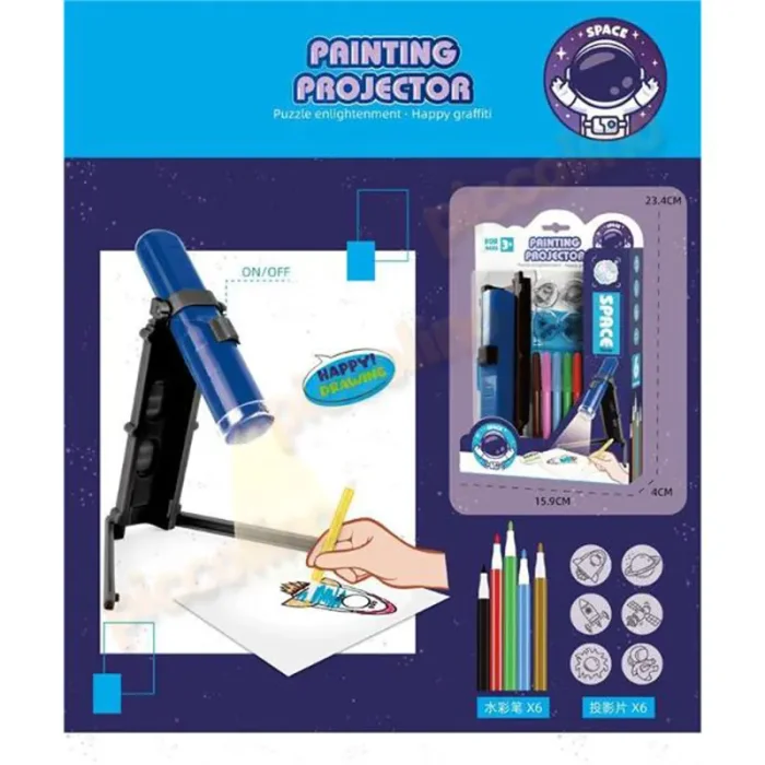 استند پروژکتور نقاشی 6 رنگ کد 71768