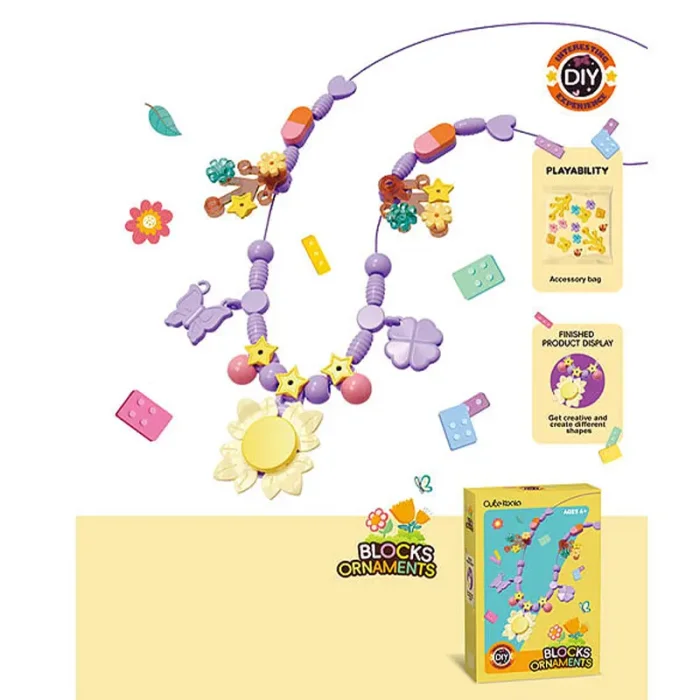 ست ساخت گردنبند کودک لگویی کد 5107