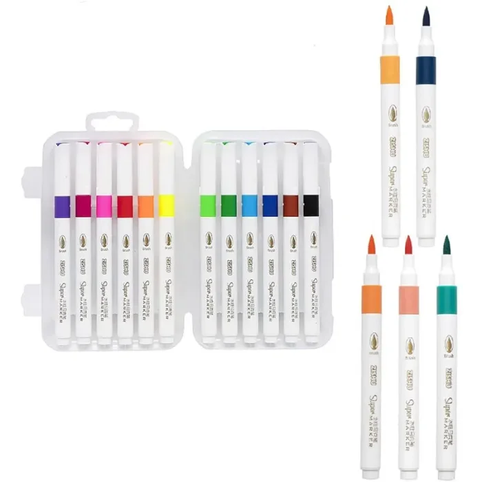 ماژیک رنگ آمیزی 12 رنگ کد GB21027