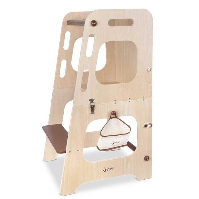چهارپایه و برجک یادگیری کلاسیک ورلد classic world Convertible Helper Tower table کد 60522