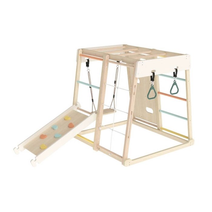 مجموعه بازی جیم فریم چوبی کلاسیک ورلد classic world Children Climbing Gym Set کد 60012