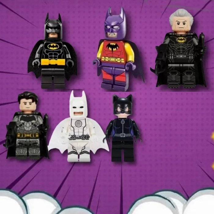 مینی فیگور لگو 6 عددی طرح بتمن کد 22648