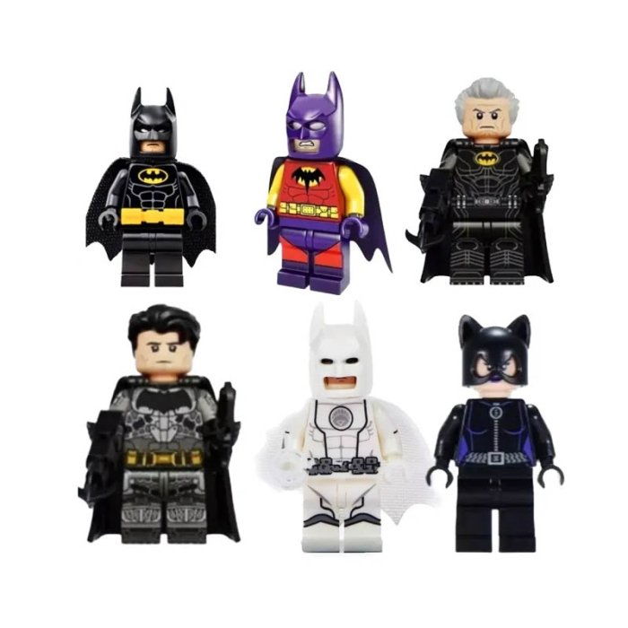 مینی فیگور لگو 6 عددی طرح بتمن کد 22648