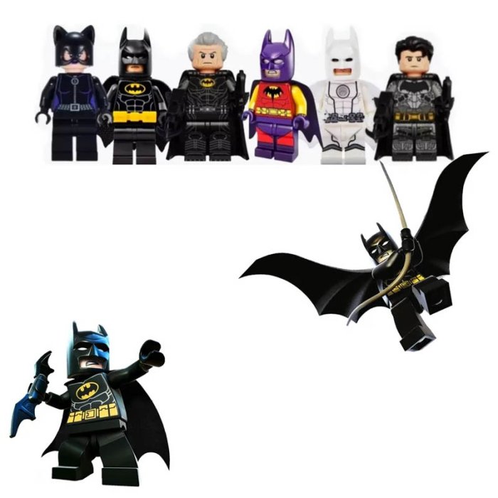 مینی فیگور لگو 6 عددی طرح بتمن کد 22648