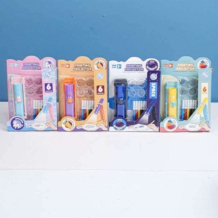 استند پروژکتور نقاشی 6 رنگ کد 71768