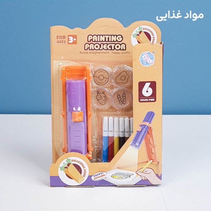 استند پروژکتور نقاشی 6 رنگ کد 71768