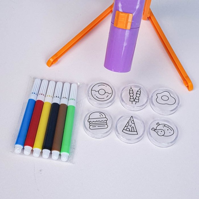 استند پروژکتور نقاشی 6 رنگ کد 71768