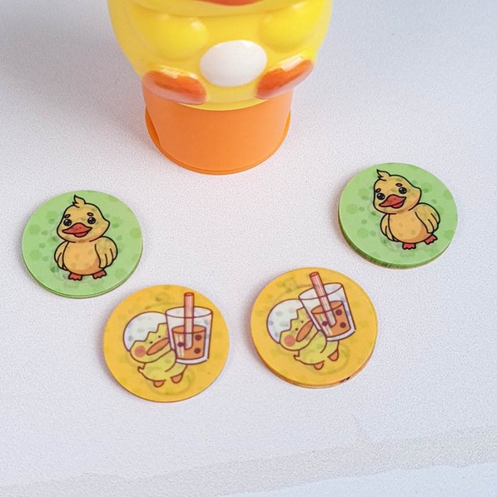 مهر استیکر زن فانتزی اردک کد ME178