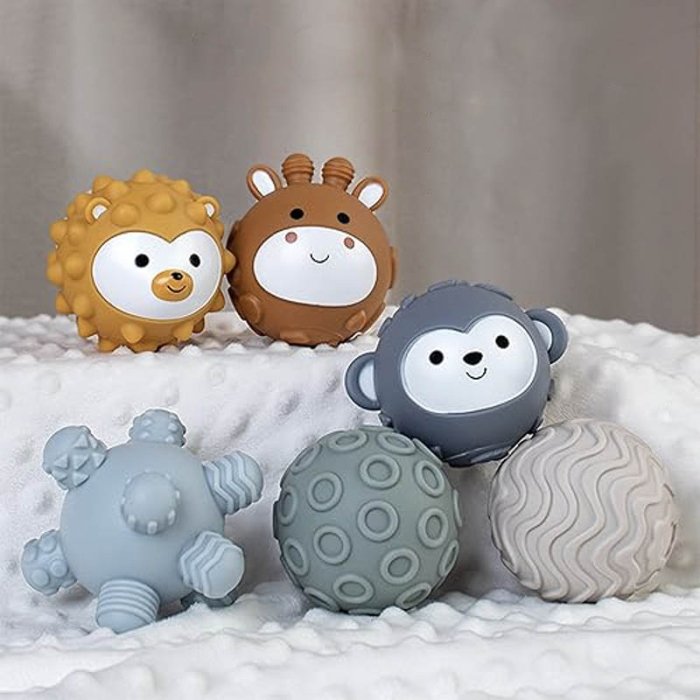 اسباب بازی ست برج سیلیکونی با توپ حسی طرح کوآلا کد TB01924080157