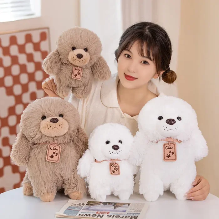 عروسک سگ پولیشی سفید کد 666217