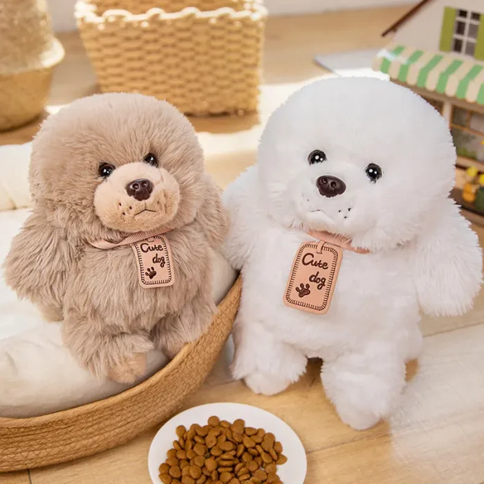 عروسک سگ پولیشی سفید کد 666217